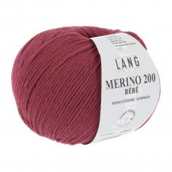 LANG YARNS MERINO 200 BEBE 362 - dunkelrot