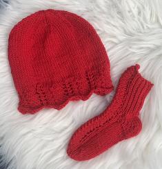 Anleitung Baby-Set Merle. Gr. 74/80 