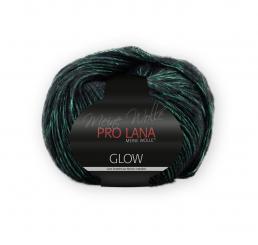 PRO LANA Glow  %% 75 schwarz-grün %