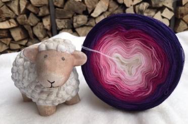 Merino Bobbel Blue Berry 