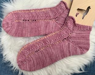 Anleitung Socken "Keitum", Gr. 44/45 und kleiner 