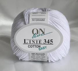 ONline Linie 345 Cotton Baby % 001 weiß  %