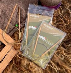 addi nature Olivenholz Rundstricknadel 80 cm - 3,75 mm